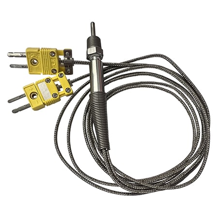 Pipe Plug Thermocouple Probes with NPT Fitting and Lead Wire