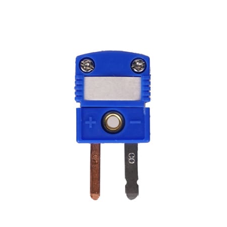 Miniature Thermocouple Connectors Flat Pin with Write-on Window, Standard and Extended Temperature Range