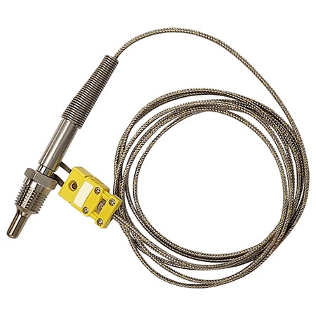 Pipe Plug Thermocouple Probes with NPT Fitting and Lead Wire