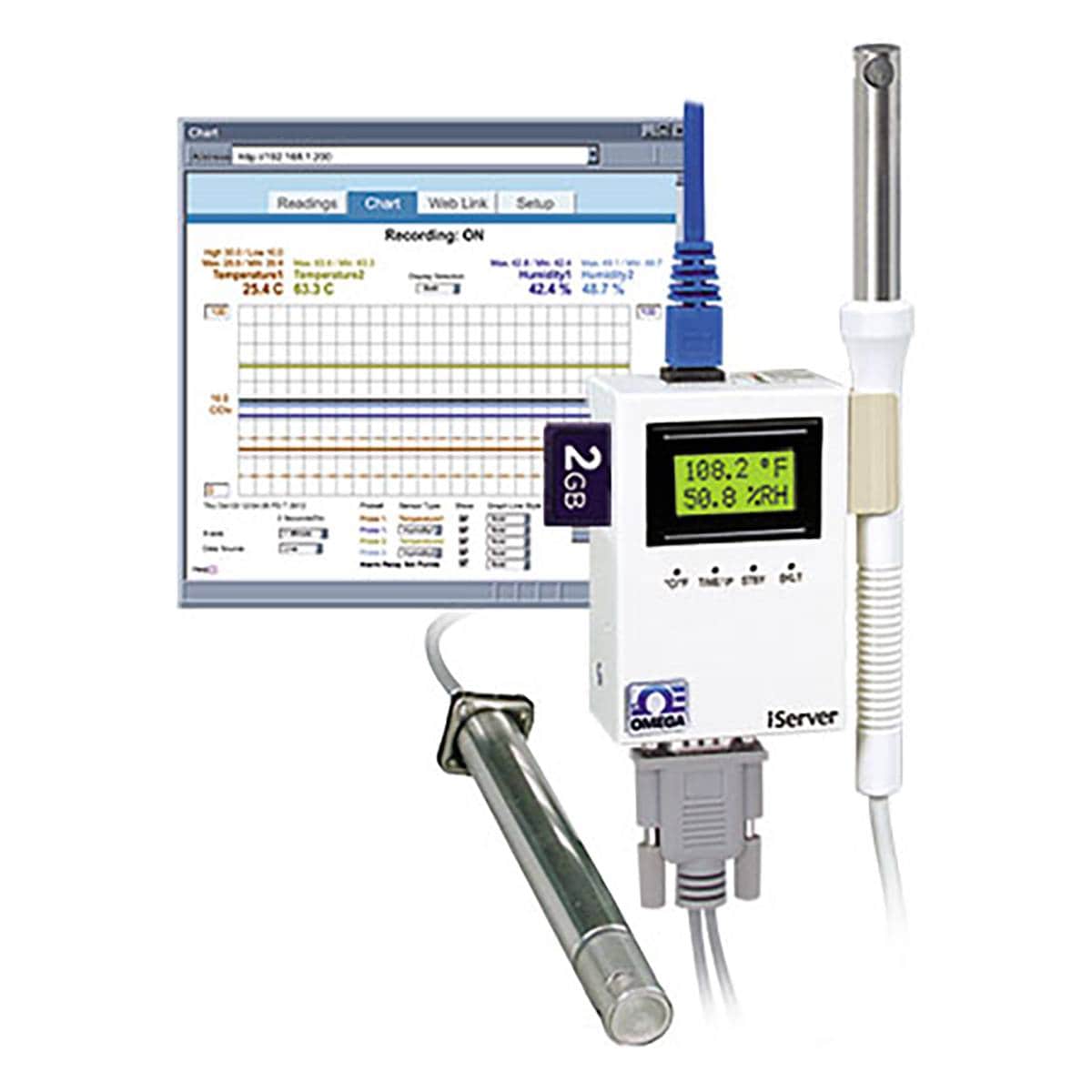 Chart Recorder for Temperature & Humidity