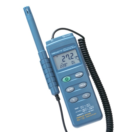 humidity meter with probe