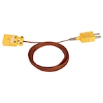 Câbles d'extension isolés Téflon ou soie de verre et rétractables avec connecteurs moulés pour thermocouples