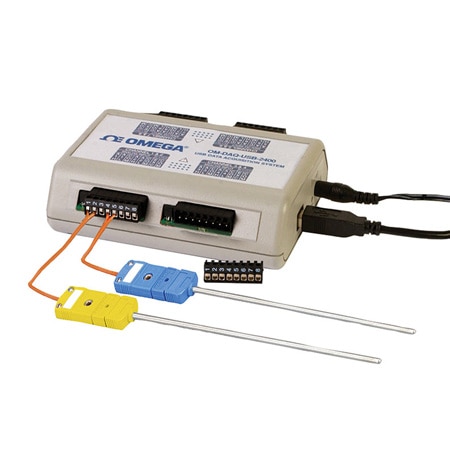 Portable USB thermocouple/voltage input data acquisitionmodule