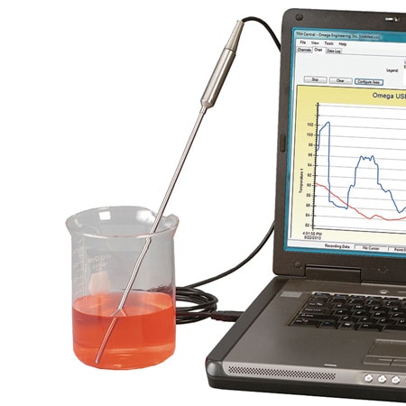 Thermocouple Probe with USB Connection for PC