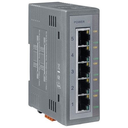 5 port Fast Ethernet Switch, 10/100, Auto-Negotiation