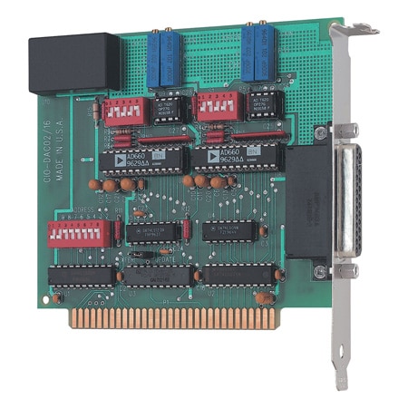 2-Channel 12- and 16-Bit AnalogOutput Plug-In Boards for IBM PCand Compatible Computers