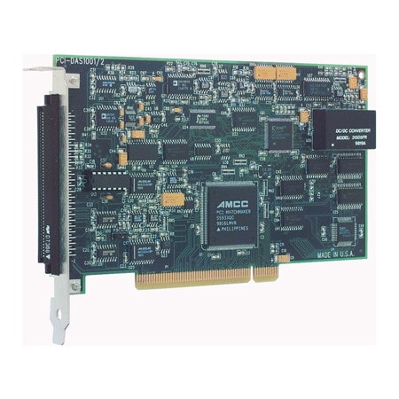 Medium Speed, PCI Bus, 16-Channel Analog Input Board with D/A and Digital I/O