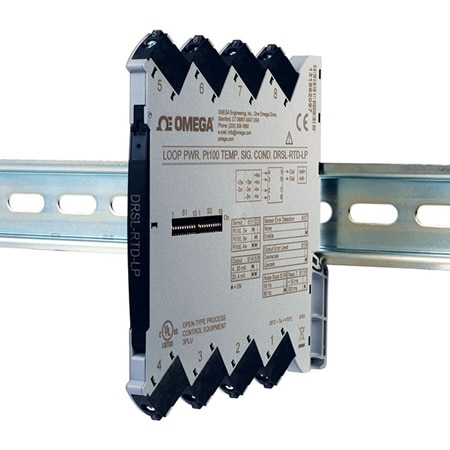 RTD Input Non-Isolated DIN Rail Loop-Powered Signal Conditioner