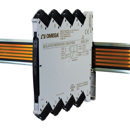 Isolated DIN Rail Repeater/Splitter for Current Signals