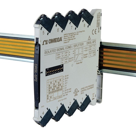 Isolated DIN Rail Signal Conditioner/Splitter for Process Signals