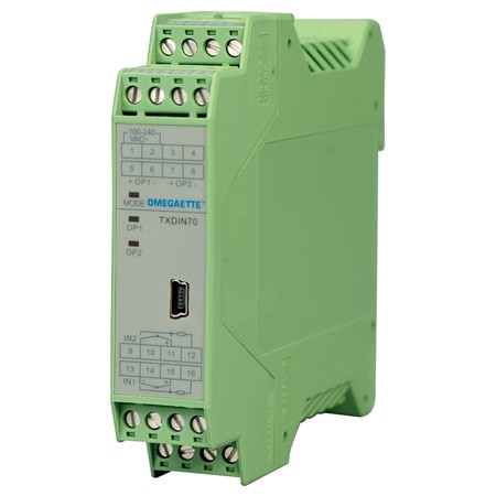 Dual DIN Rail Temperature Transmitter