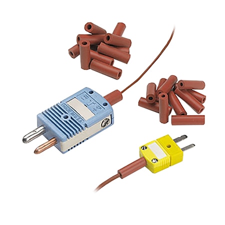 Accessories: for Miniature Size Flat Pin Thermocouple Connectors, Wire Cable Clamps, Strain Relief, Grommets, Brass Crimps