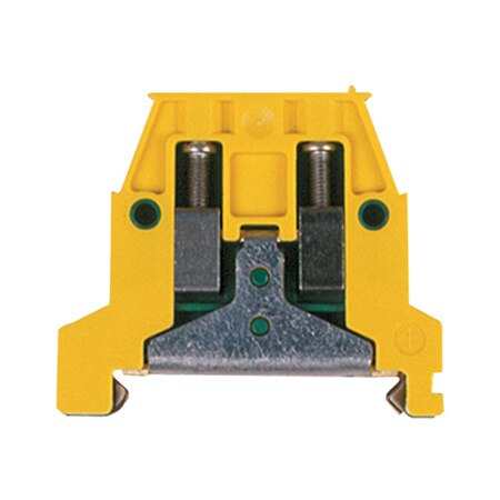 DIN Rail Mounting Ground Terminal Blocks, #22 to #2/0AWG