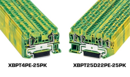 Spring Cage Ground Terminal Blocks