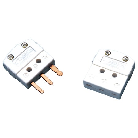 3-Prong Miniature Thermocouple, RTD, & Thermistor Connectors