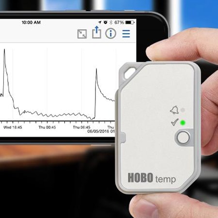 HOBO MX Bluetooth Low Energy Temperature Wireless Data Logger