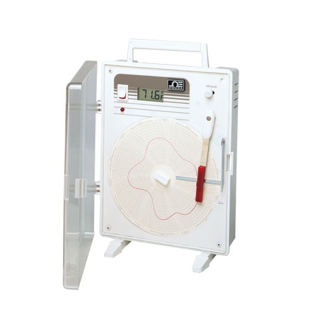 Circular Temperature Chart Recorders with or w/out Display, Built in Sensor
