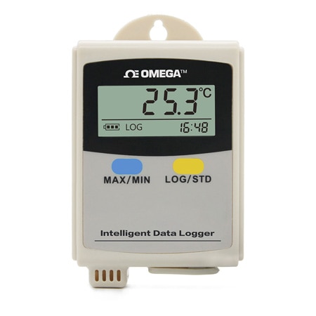 Handheld digital temperature and relative humidity data recorder