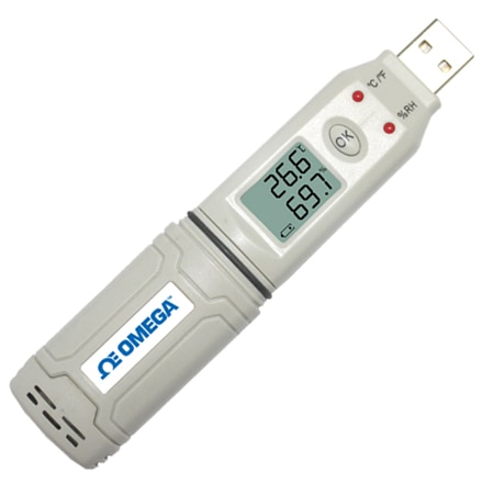 Pen Size Temperature and Humidity USB Data Logger