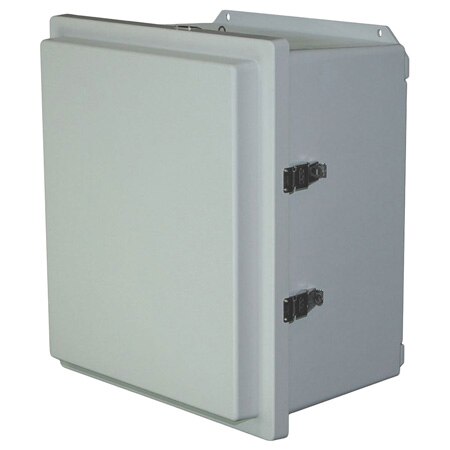 Heavy-Duty Fiberglass Weatherproof Enclosure - NEMA 4X (IP66)