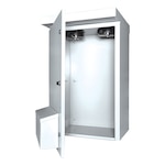 Outdoor Electrical Enclosures with Rain Hood and Ventilation Fan