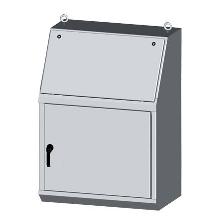 NEMA Type 12 Single Door Operator Workstations - ElectricalCabinets for Industrial Operator Interface to Mount PushButtons and HMI's.