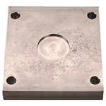Mounting Plates for LC1001/LC1011 Series Load Cells, Nickel Plated Steel or 17-4 pH Stainless Steel