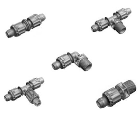 Tube Fittings  Metal Male & Female Tube Fittings