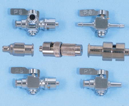 NICKEL-PLATED BRASSLUER FITTINGS, ADAPTORS and MANIFOLDS