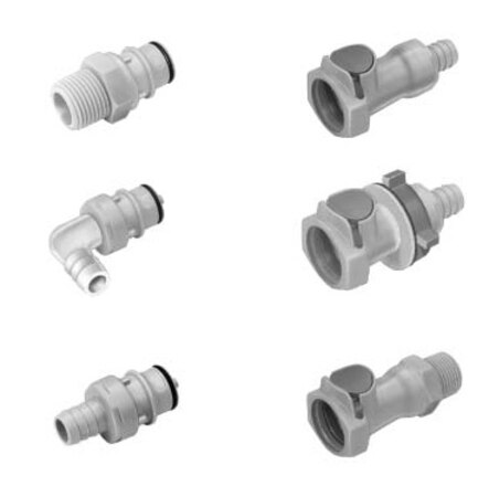 PFA Compression Fittings For Tubing