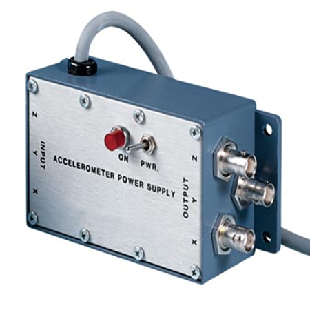 Accelerometer Power Supplies, AC Powered, Single Channel and Triaxial Supply