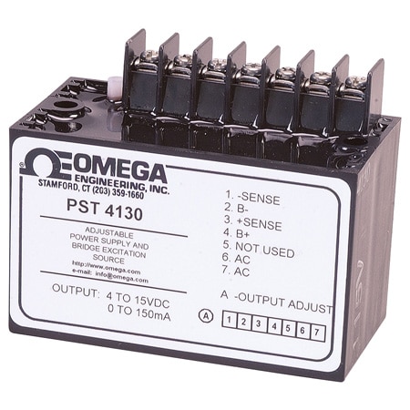 Regulated Power Supply for Transducers and Bridges, Adjustable 4 to 15 Vdc Output