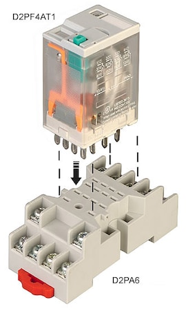 General Purpose Compact 4PDT "Ice Cube" Plug-In Relays with Enhanced Features