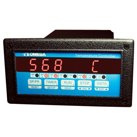 1/8 DIN On-Off Temperature or Process Controllers with 5 Ramp and Soak Programs plus 2 Timers with Optional Outputs