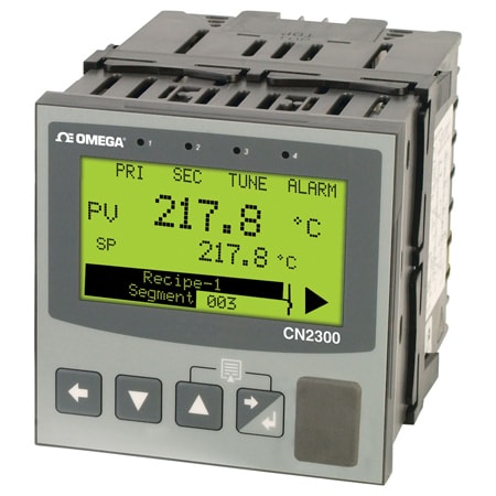 1/4 DIN Temperature And Process Profile Controller With Graphics