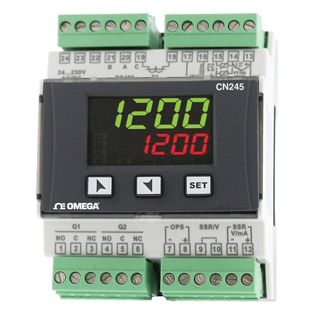 DIN Rail Mountable Universal Input Ramp and Soak PID Controller