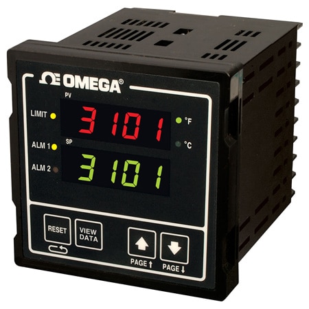 1/4 DIN Limit Temperature/Process Controllers with Modular Communications Options