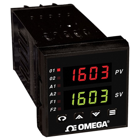 1/16 Din Universal Temperature & Process Controllers with 8 Segment Ramp/Soak Capability