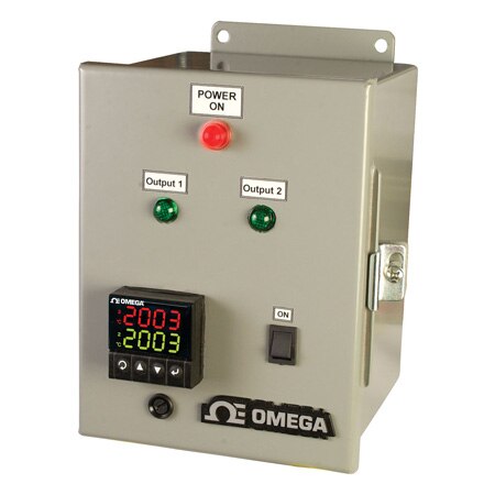 Universal 1/16DIN PID Temperature Controller, PID, On/Off, Manual Control,  with K Thermocouple