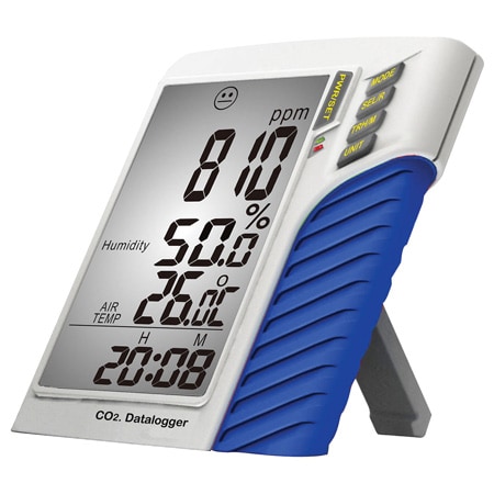 Carbon Dioxide Monitor and Data Logger with LCD Display