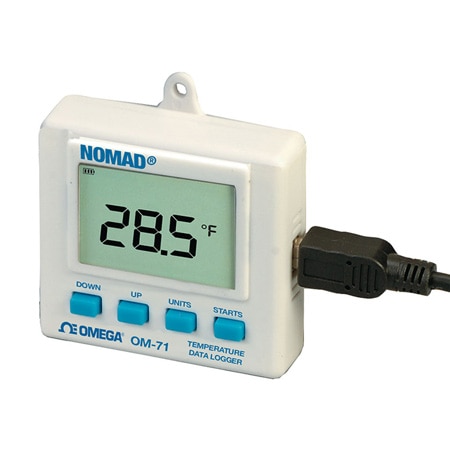Portable Temperature/Humidity Data Loggers with Display