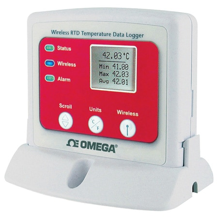 Wireless RTD Temperature Data Logger with Display