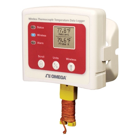 Calibratable Data Logging Temperature-Humidity Monitor with Jumbo LED  Display and Remote Probe