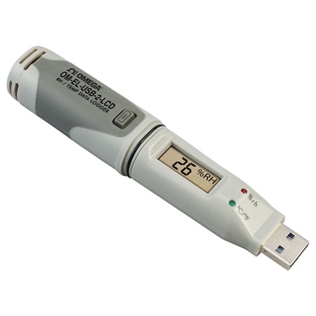 USB Temperature & Humidity Data logger Datalogger Recorder with LCD 
