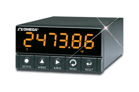 1/8 DIN Ultra High Performance Meter, Temperature, Thermocouple, RTD, Strain, Process