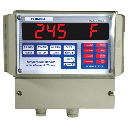 Wall-Mount Programmable Temperature Monitor