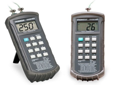 Handheld Digital Thermometers Type R and S Input, High Temperature Measurement