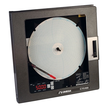 1 or 2 Channel, 10" Circular Chart Recorders