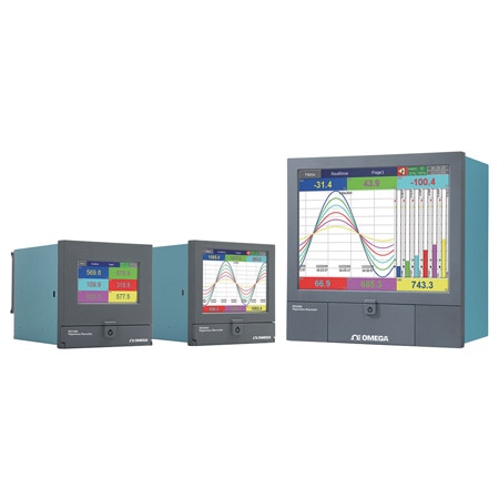 Touch Screen Paperless Recorders with Expandable I/O