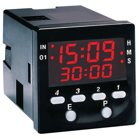 1/16 DIN Multi-Programmable LED Timers